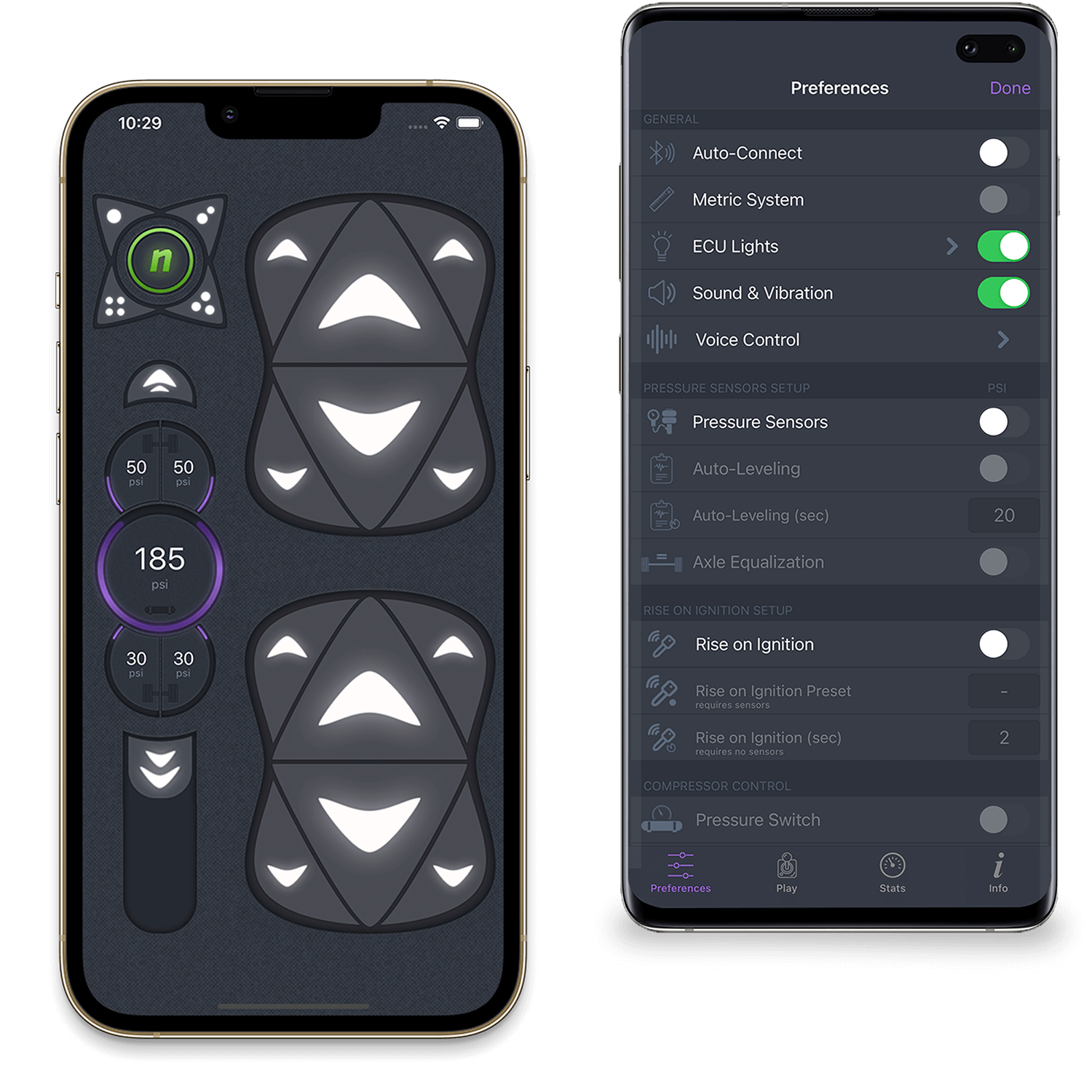 NSHIFTED Air Suspension App